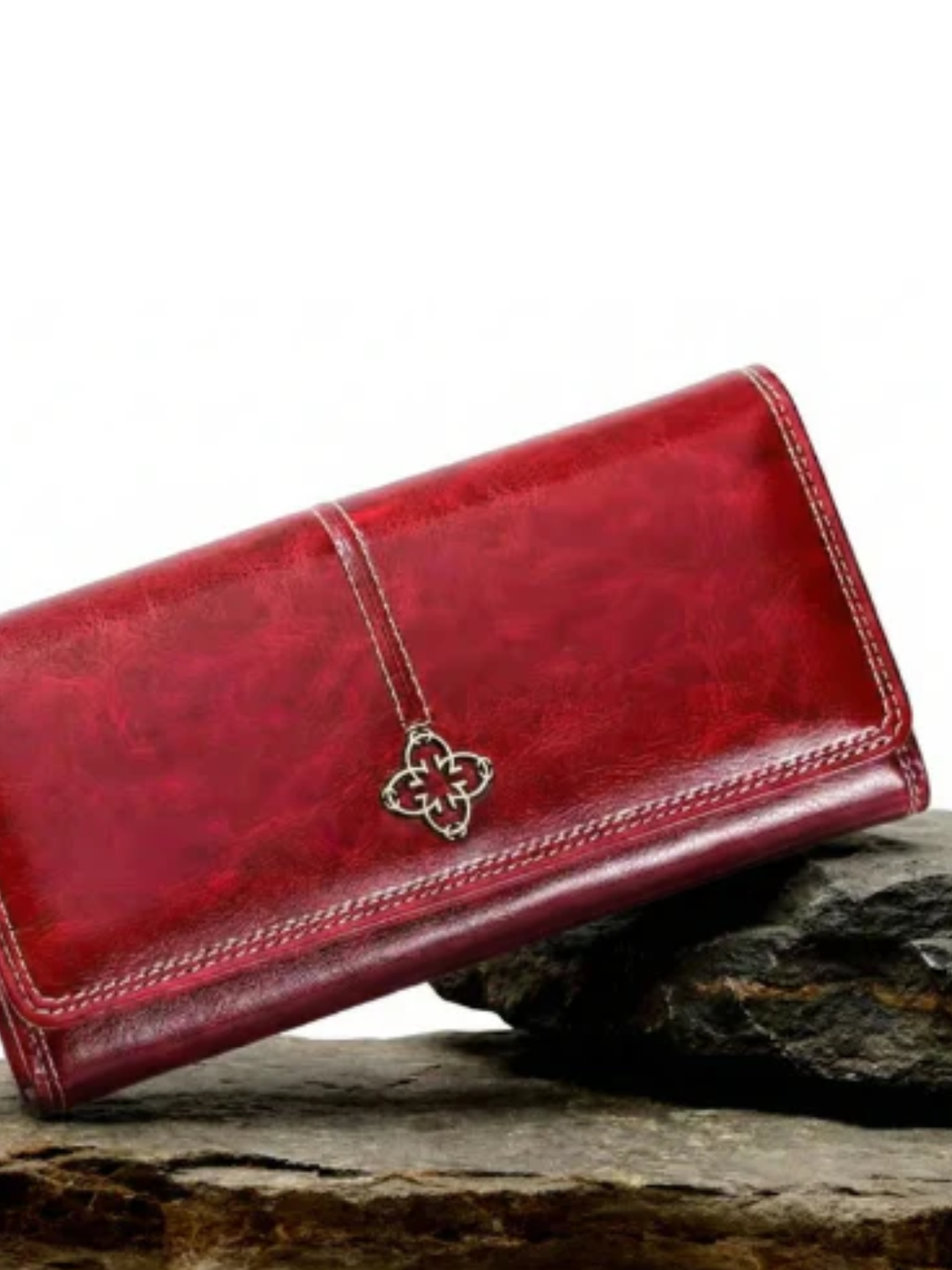 Wallet Women’s Leather Slim Bifold Compact Card Holder