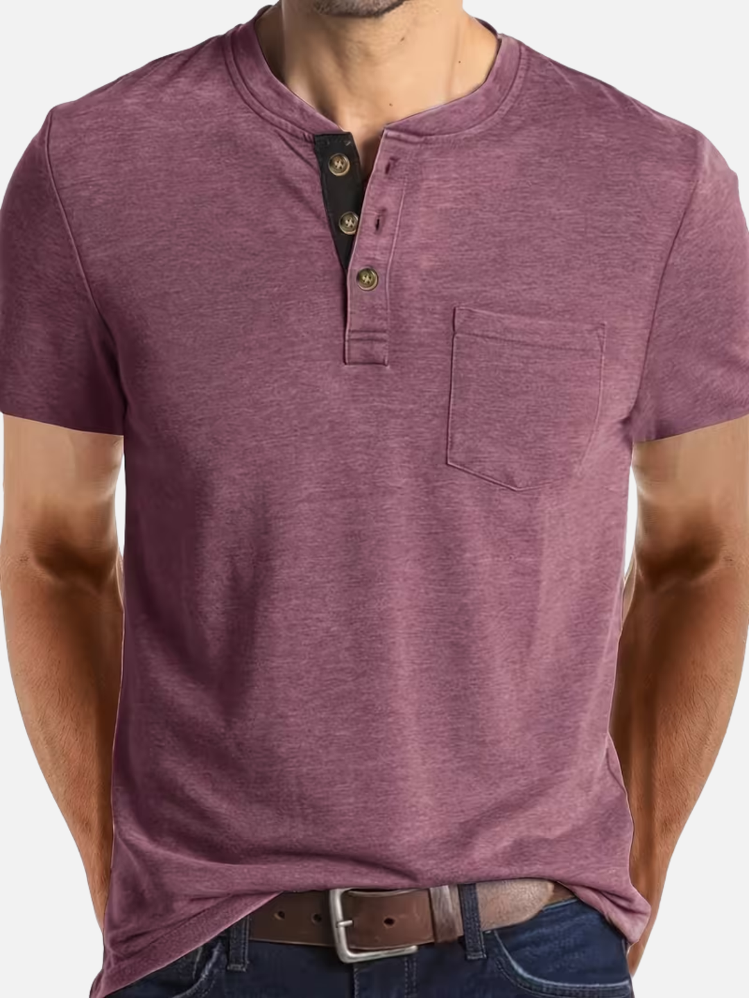Men's Cotton Crew Neck T-Shirt for Summer Casual Everyday Wear