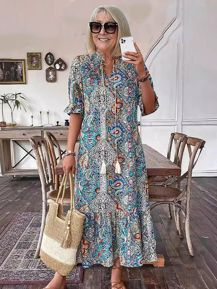 Women’s Boho Summer Dress Lightweight Flowy Casual Outfit