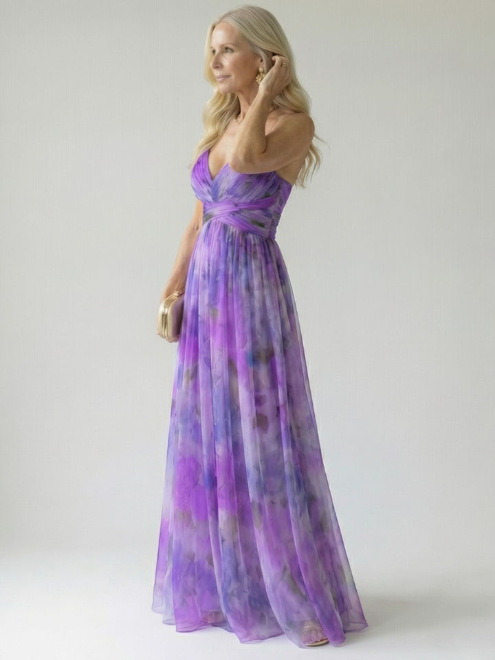 Sleeveless Wrap Dress Women Lightweight Elegant Casual Wear