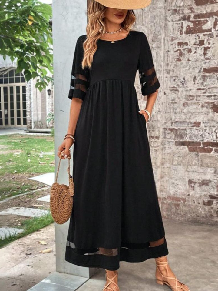 Dress Women Casual Midi Dress for Summer Everyday Comfort Wear