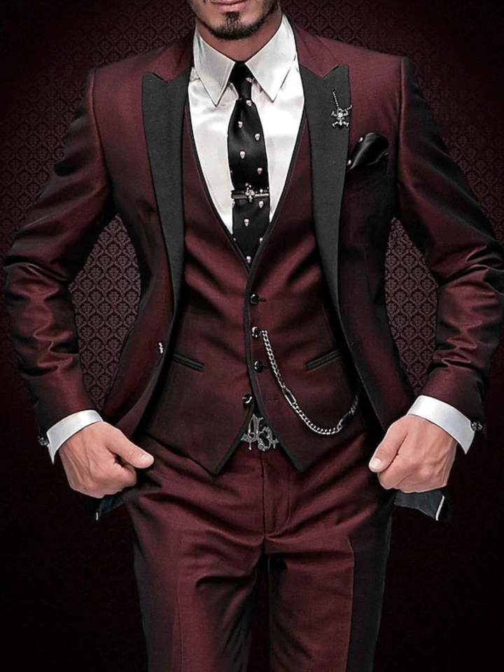 Men’s Linen Suit for Summer Wedding Lightweight Breathable Set