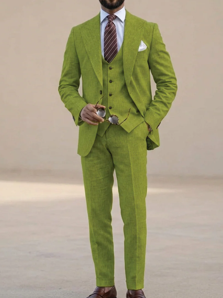 Men's 3 piece suit for wedding slim fit formal suit set