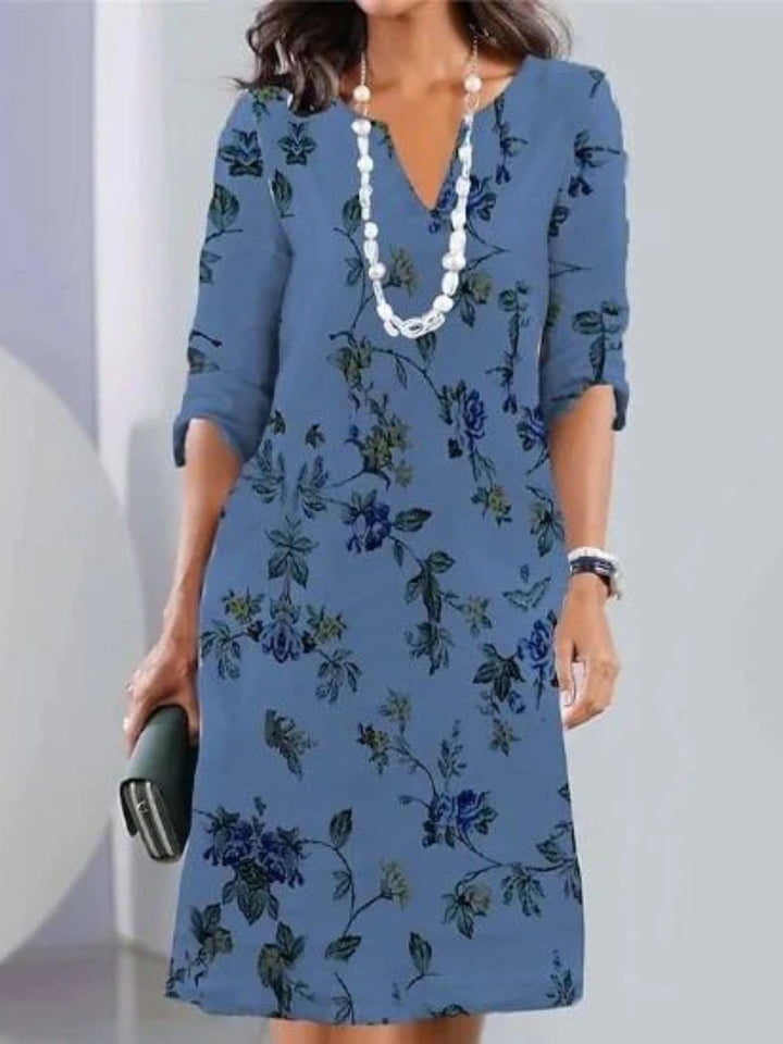 Floral Layered Dress for Women Summer Casual Outfit Wear