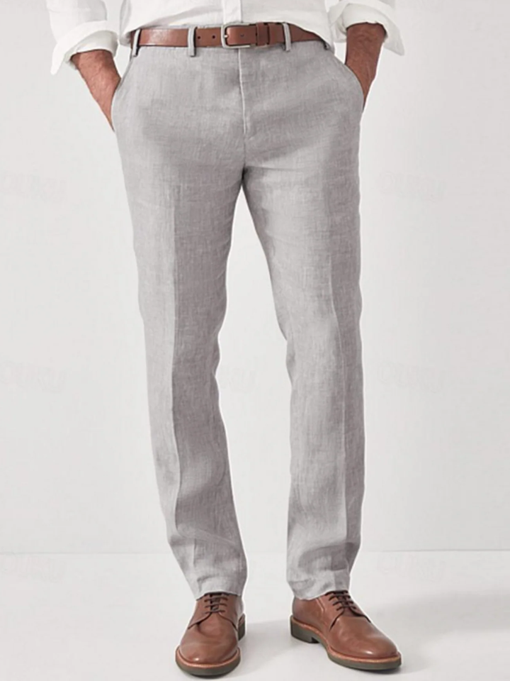 Men's Classic Elegant Dress Pants Formal Wear