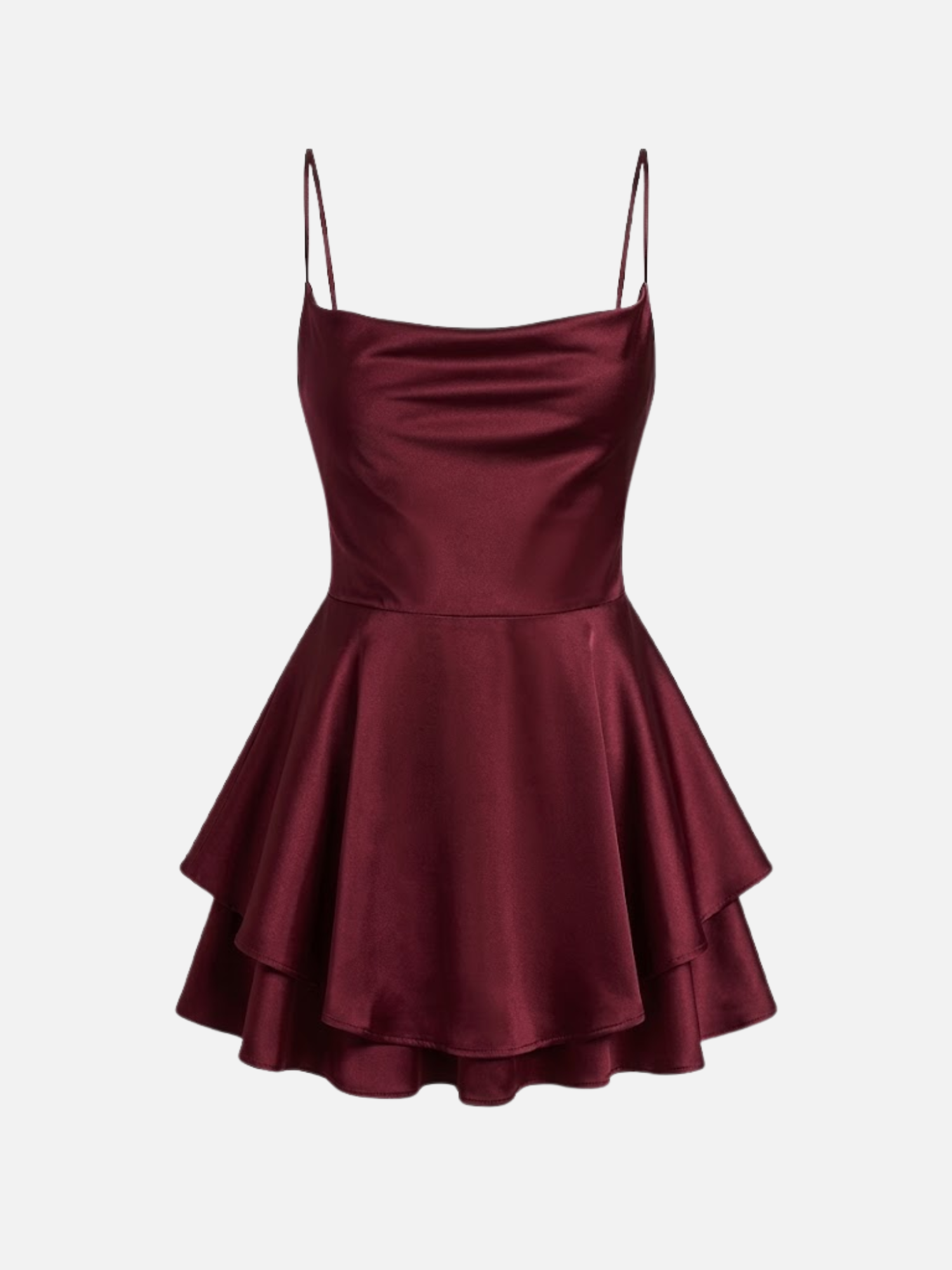 Women’s Elegant Halter Mini Dress Stretch Waist Party Dress