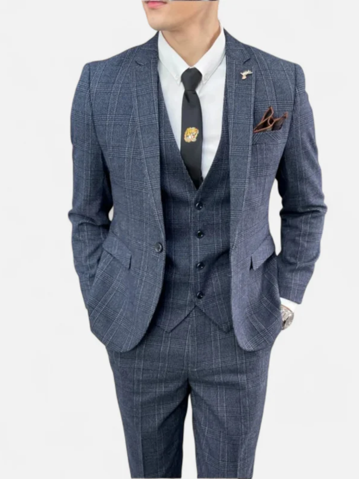 Men’s 3-Piece Tuxedo Suit for Wedding Slim Fit Formal