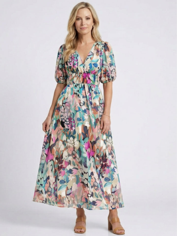 Midi Dress Women Soft Draped Casual Elegant Daily Wear