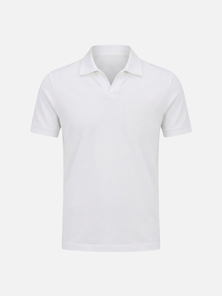 Men’s Short Sleeve Polo Soft Knit Comfortable Casual Wear