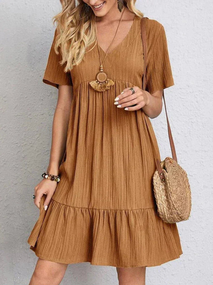 Summer Mini Dress for Beach Lightweight Casual Vacation Wear