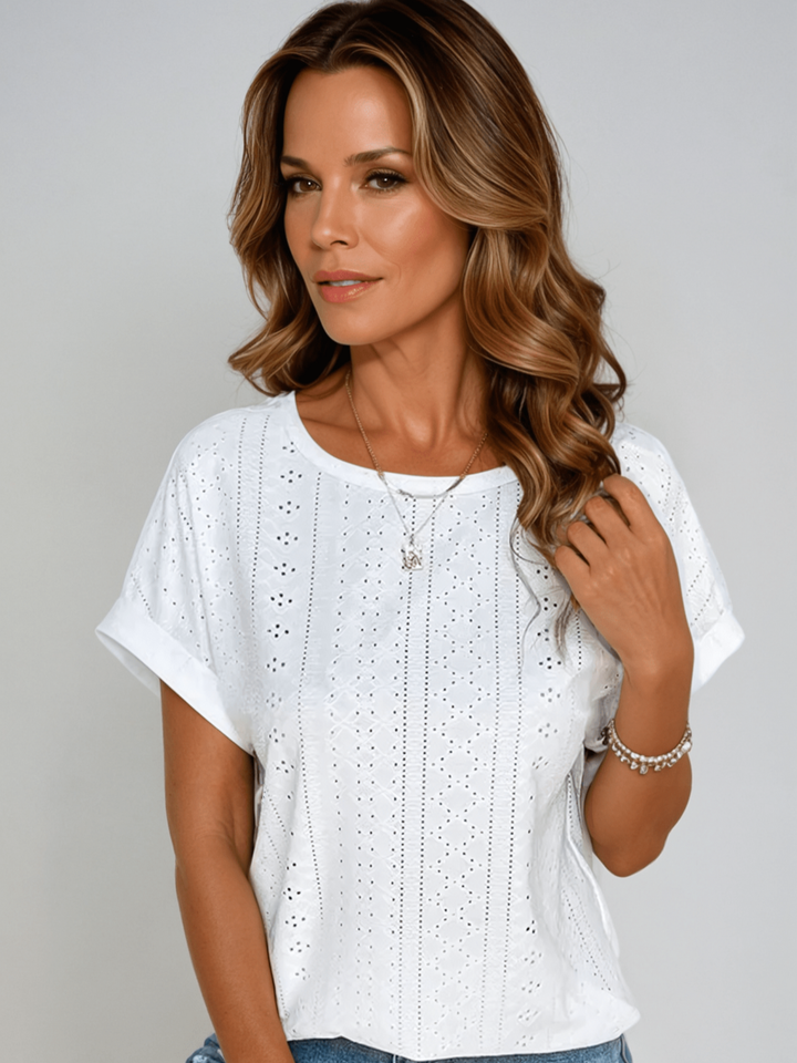Top Breathable Cotton Lace Shirt for Beach and Vacation Style