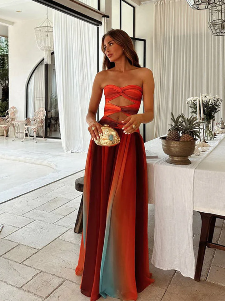 Women's Long Maxi Dress Lightweight Breathable Summer Event Dress