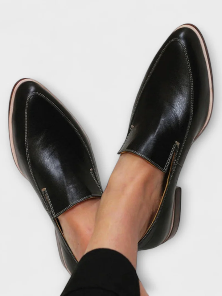 Women’s Orthopedic Loafers for Foot Pain Comfortable Leather Shoes