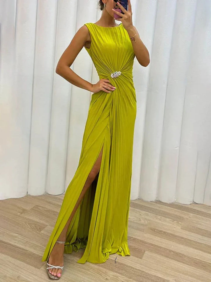 Women’s Elegant Maxi Dress Slim Fit Formal Wedding Guest Outfit