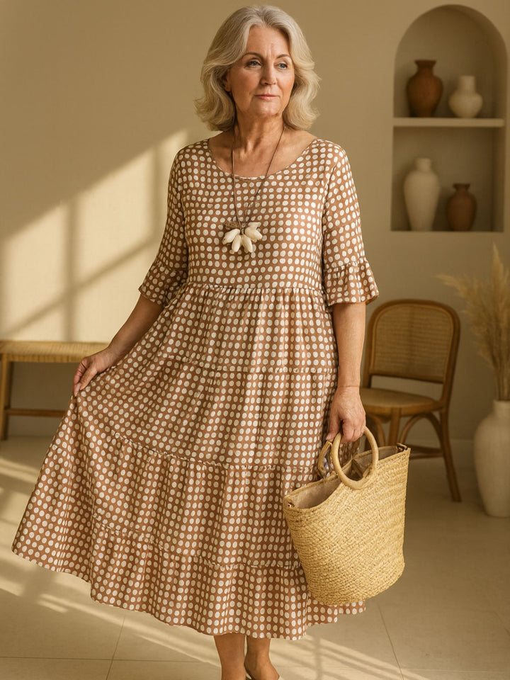 Elegant Midi Dress for Everyday Comfort and Timeless Style