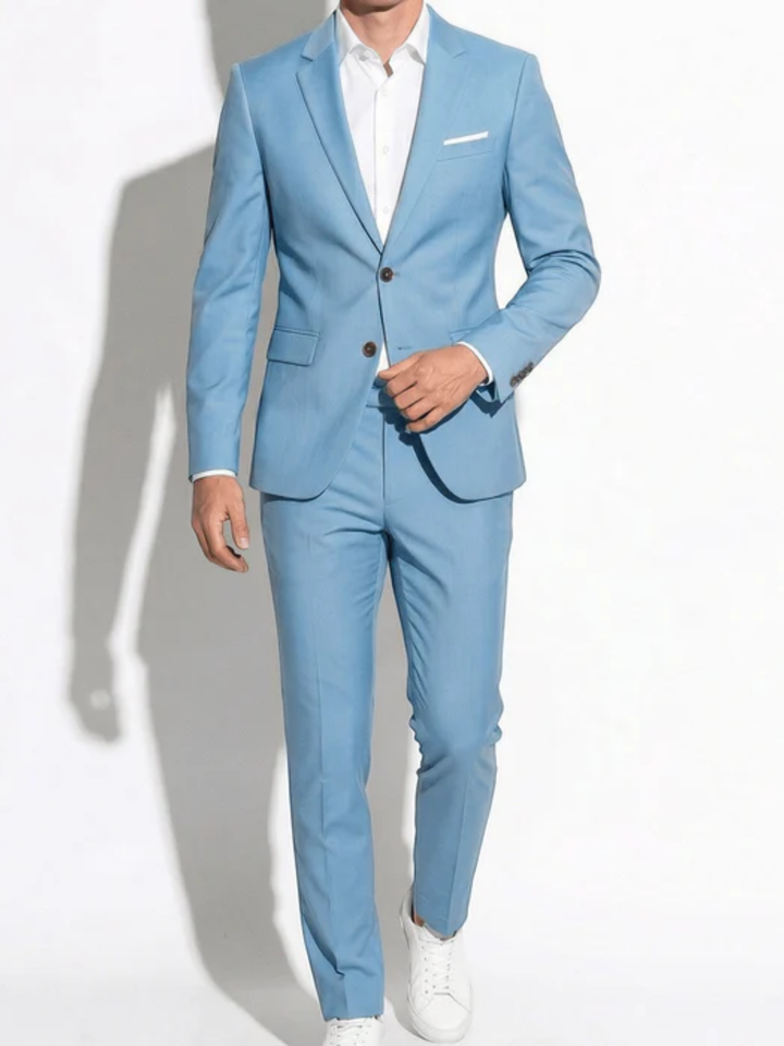 Men's slim fit wedding suit for groom modern tailored fit