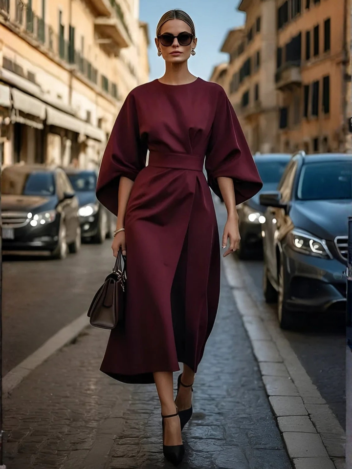 Maxi Dress Women Flowy Belted for Summer Wedding Guest Outfit