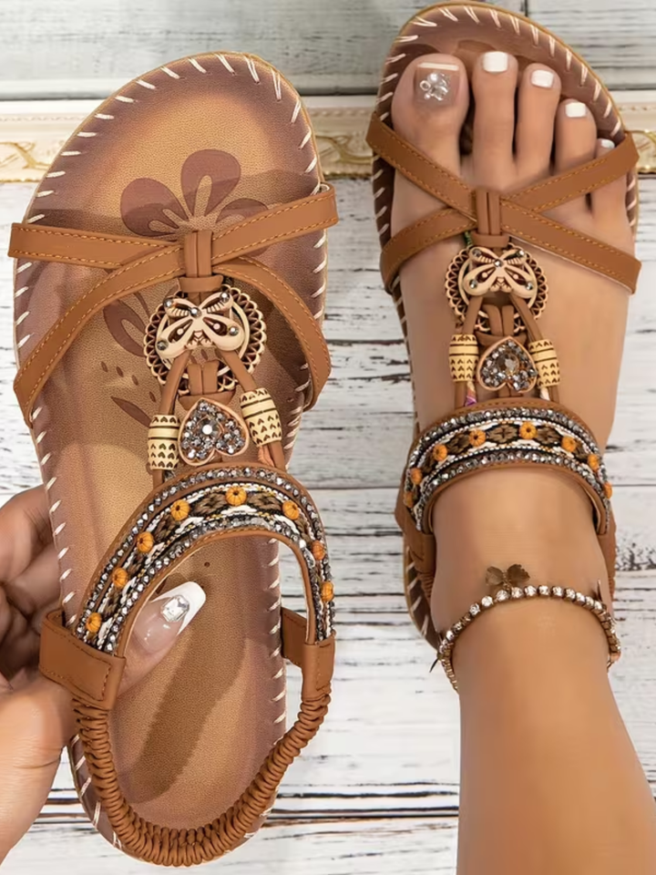 Women’s Comfortable Summer Sandals Open Toe Cushioned Walking