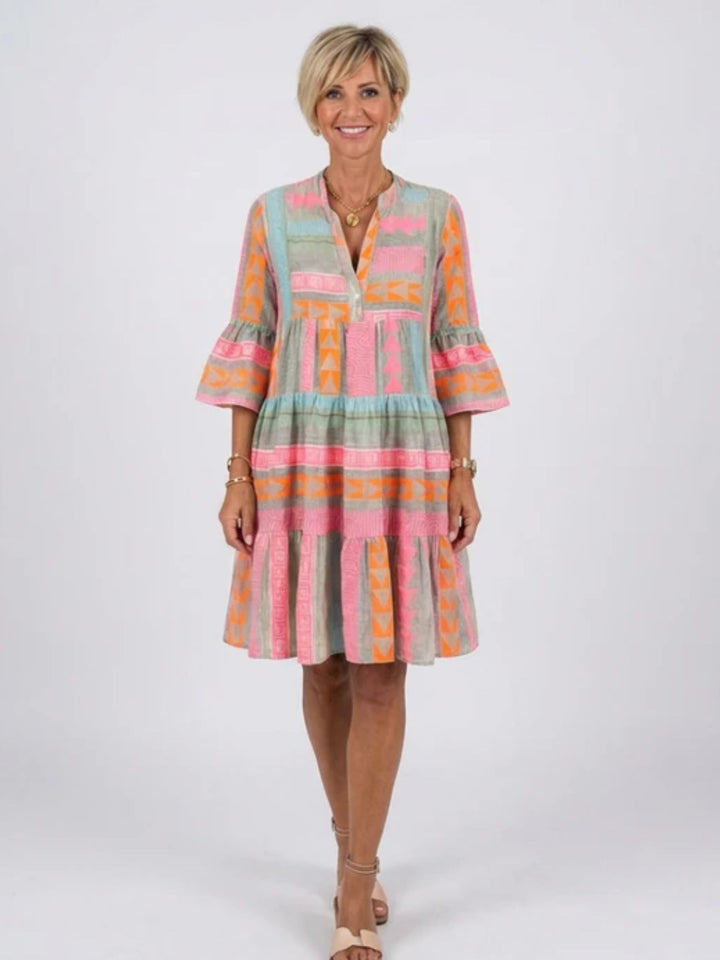 Women’s Summer Dress Lightweight Printed Outfit for Daily Wear