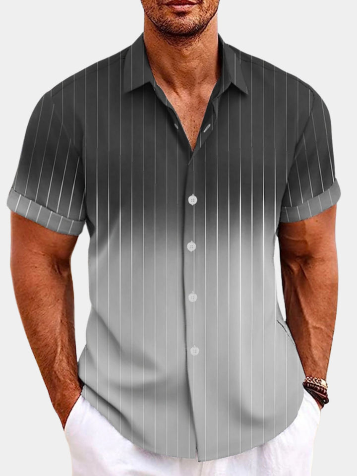 Men’s Office Shirt Breathable Lightweight Smart Casual Work Wear