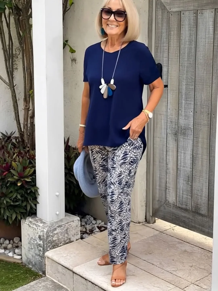 Women's lightweight casual set for summer comfort outfit