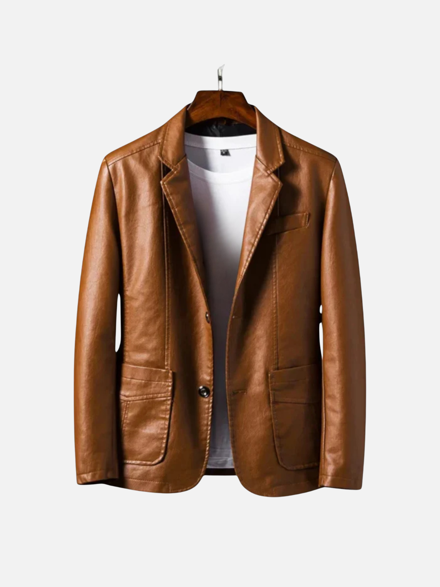 Aurevien | Men’s Leather Blazer Jacket – Refined Oxford Heritage