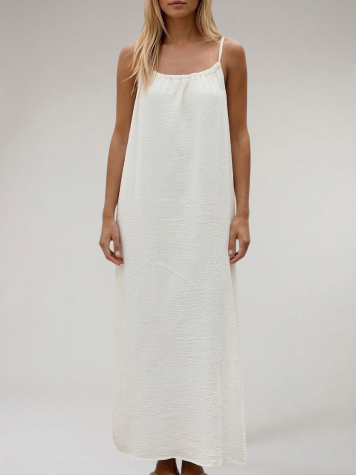 Women’s Backless Maxi Dress Loose Fit Summer Vacation Wear