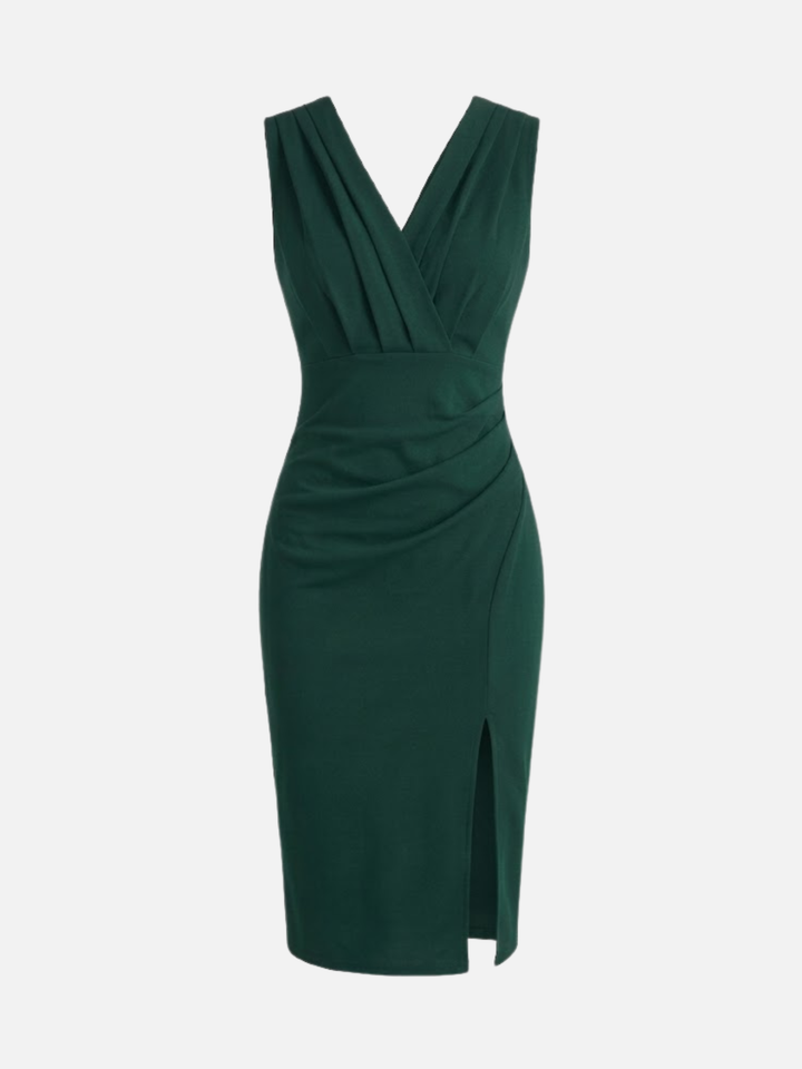 Women’s Formal Midi Dress Fitted Elegant Night Wear