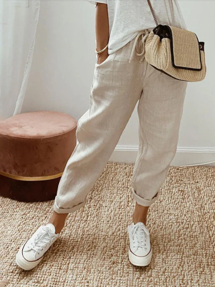 Women’s Linen Pants Buy Lightweight Summer Casual Trousers