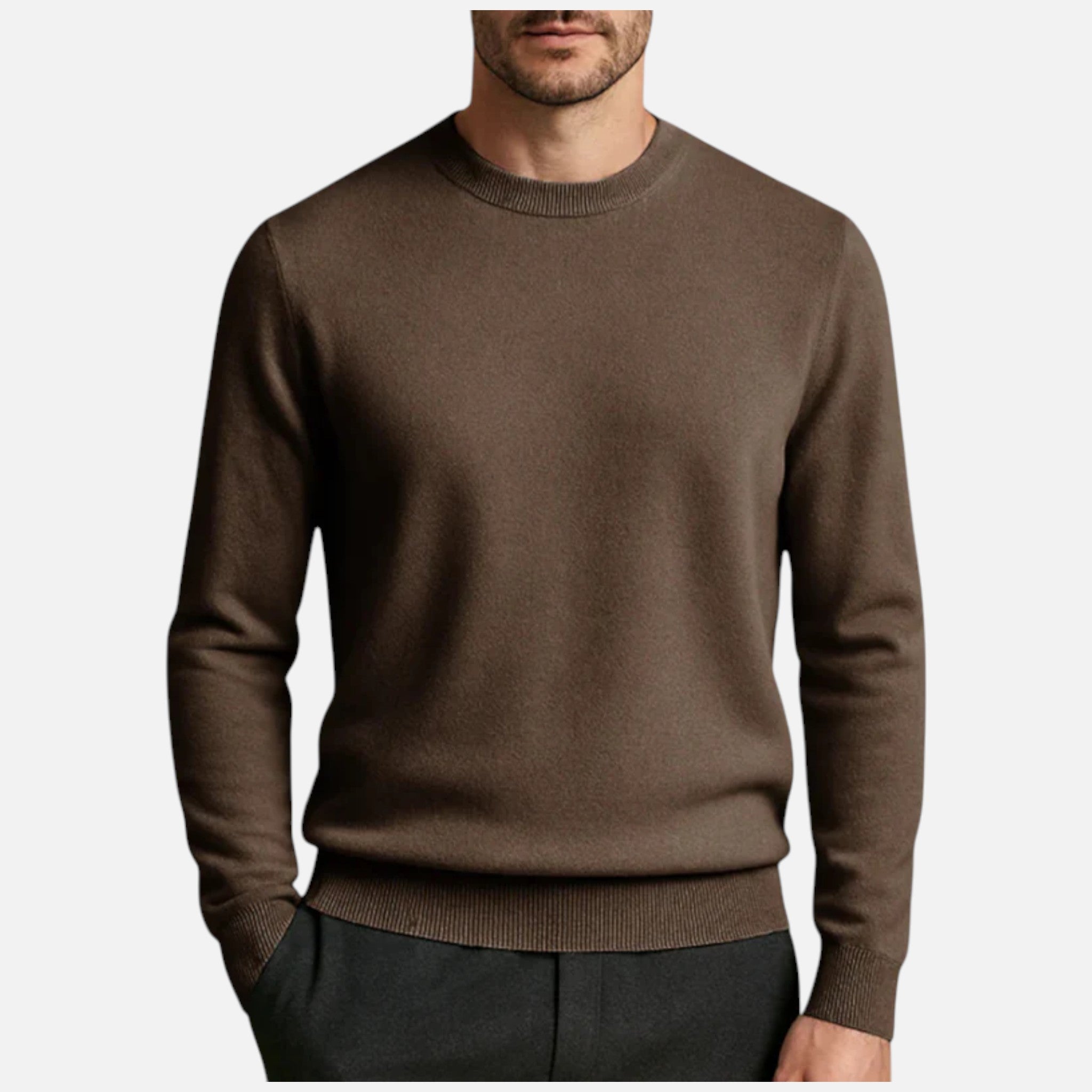 Aurevien | Men’s Classic Cashmere Crew Jumper