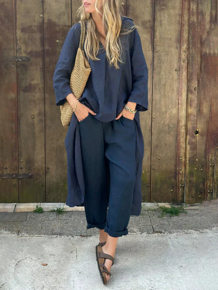 Women’s relaxed co ord set breathable polyester comfortable fit