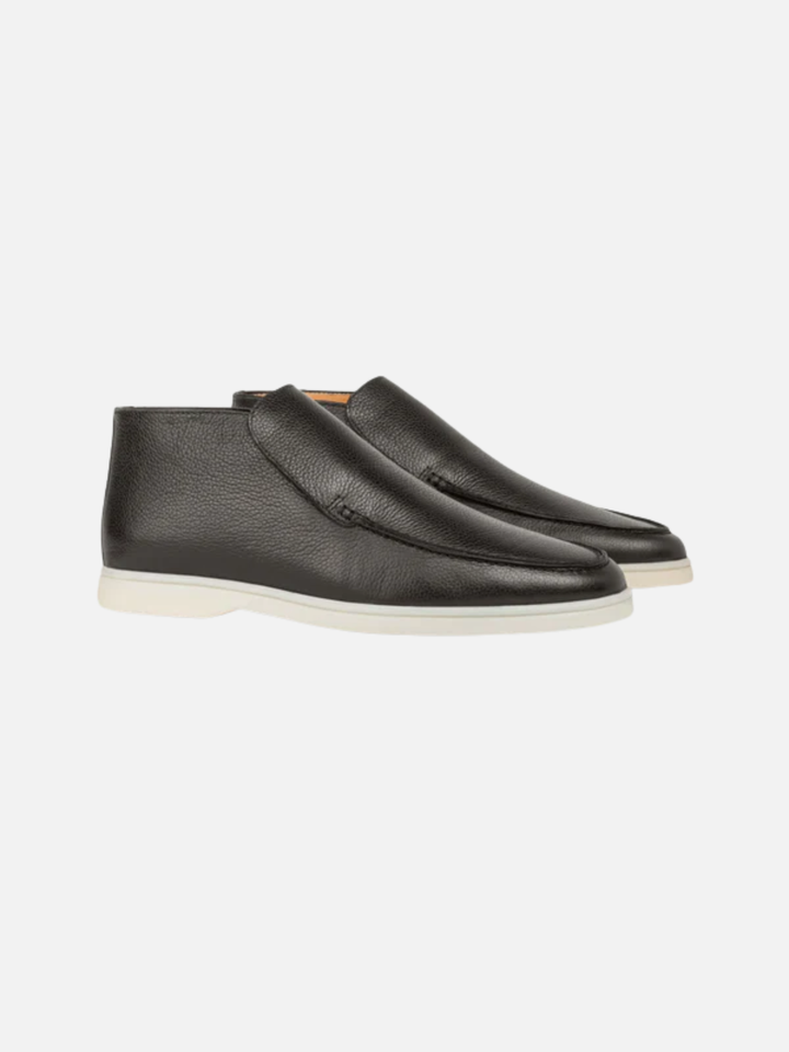 Men’s Leather Slip-On Loafers – Comfortable Premium Casual Shoe