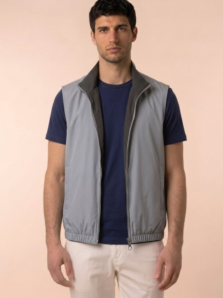Men's Reversible Bodywarmer Vest – Lightweight Warm Everyday Layer