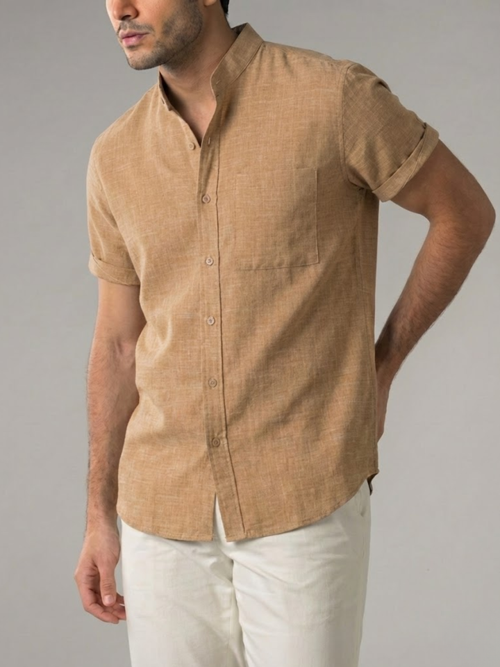 Men’s Cotton Summer Shirt Lightweight Everyday Wear
