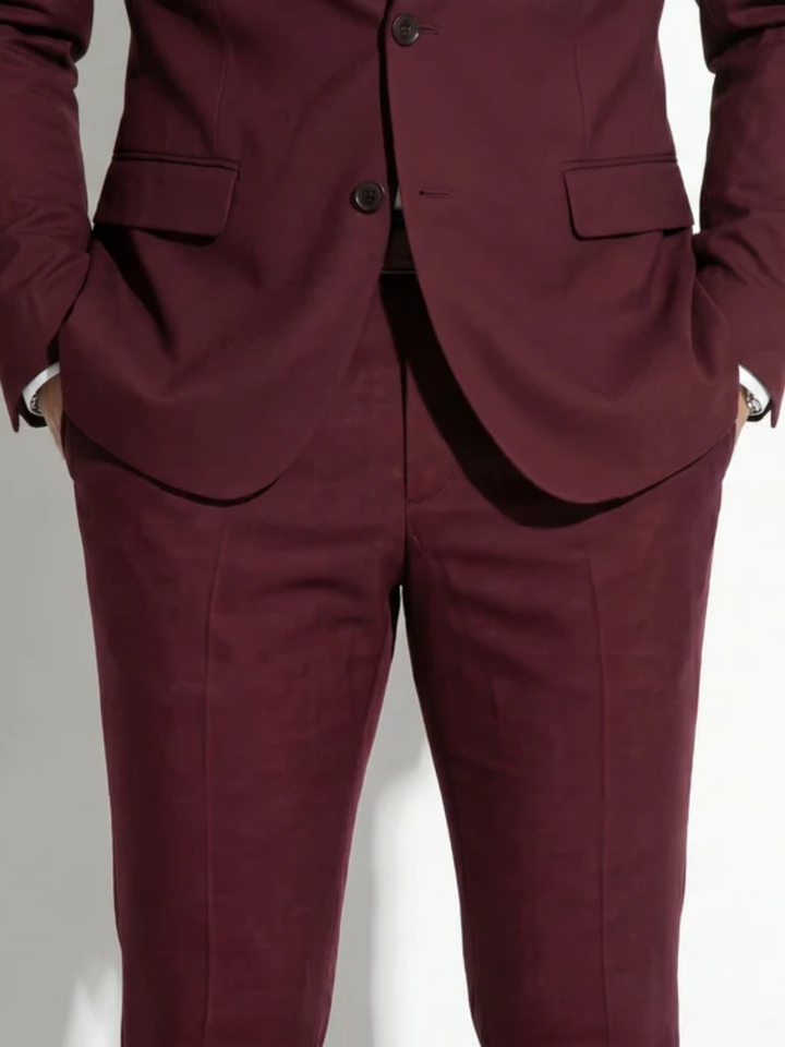 Men's slim fit wedding suit for groom modern tailored fit