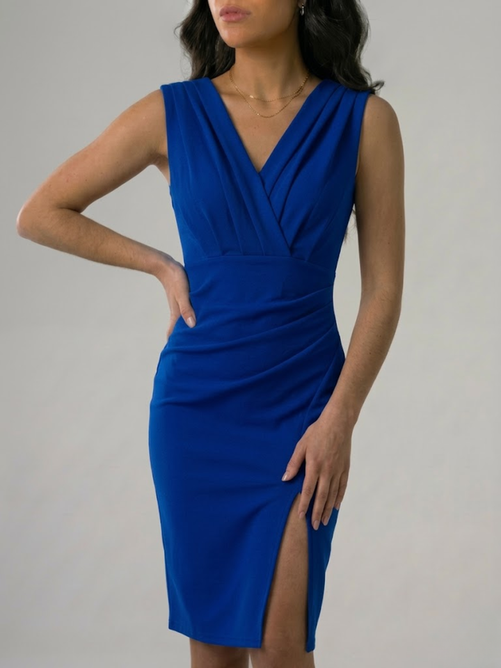 Women’s Formal Midi Dress Fitted Elegant Night Wear