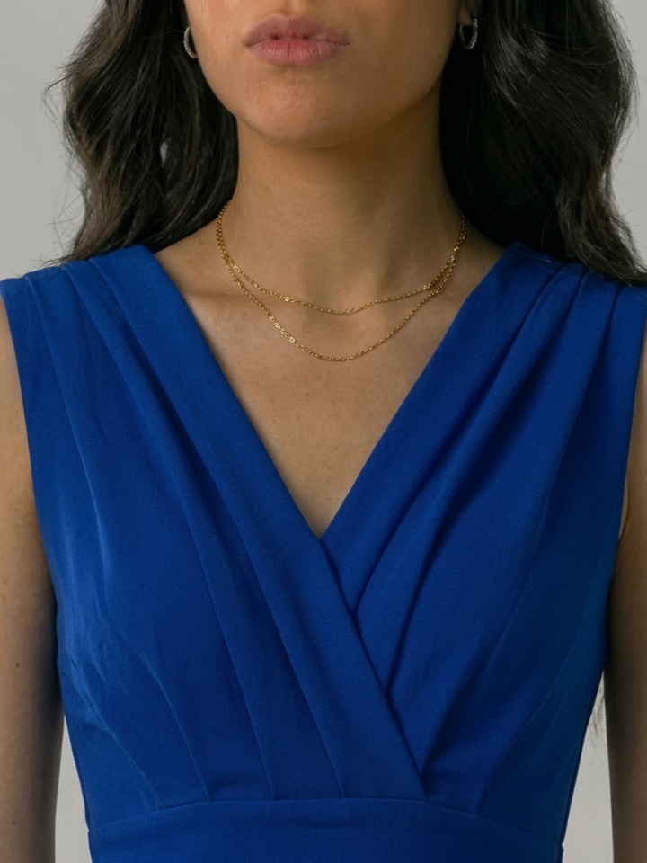 Women’s Formal Midi Dress Fitted Elegant Night Wear