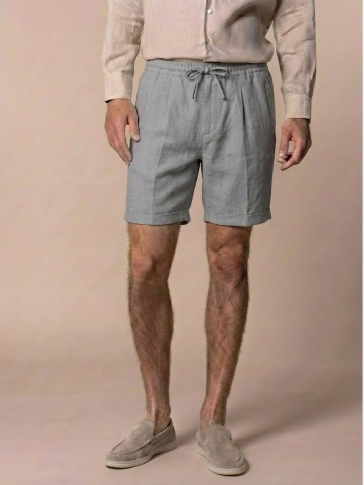 Men’s Linen Shorts for Summer Breathable Lightweight Comfort