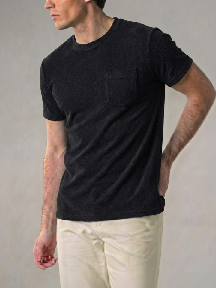 Men’s Polo Shirt – Comfortable Terry Towelling Fabric – Elegant Fit