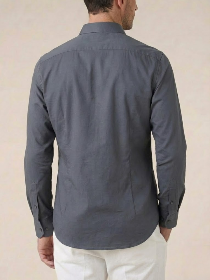 Men’s Premium Cotton Shirt Slim Fit Smart Casual Style
