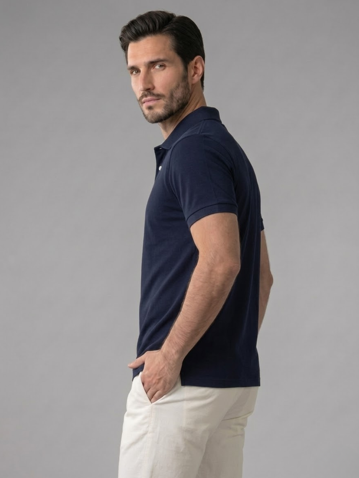 Men’s Polo Shirt Summer Casual Classic Fit