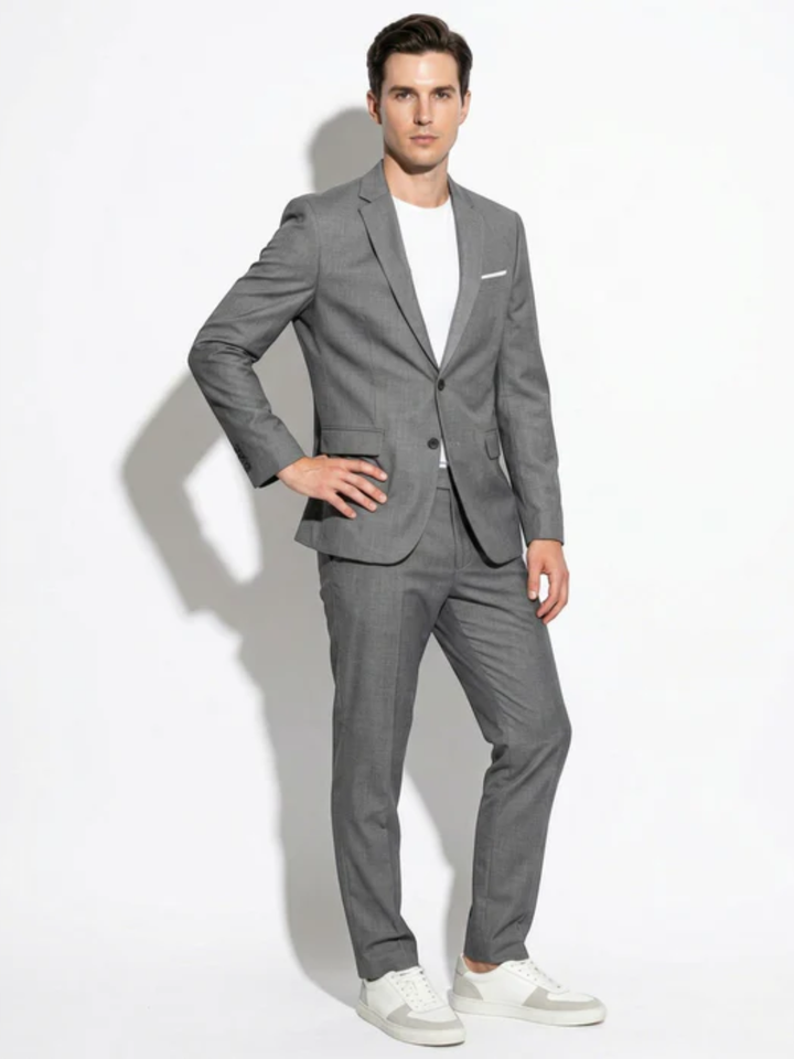 Men's slim fit wedding suit for groom modern tailored fit