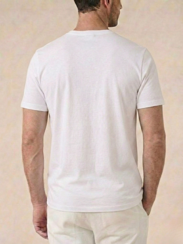 Men’s Premium Egyptian Cotton T-Shirt Soft Crew Neck Basic