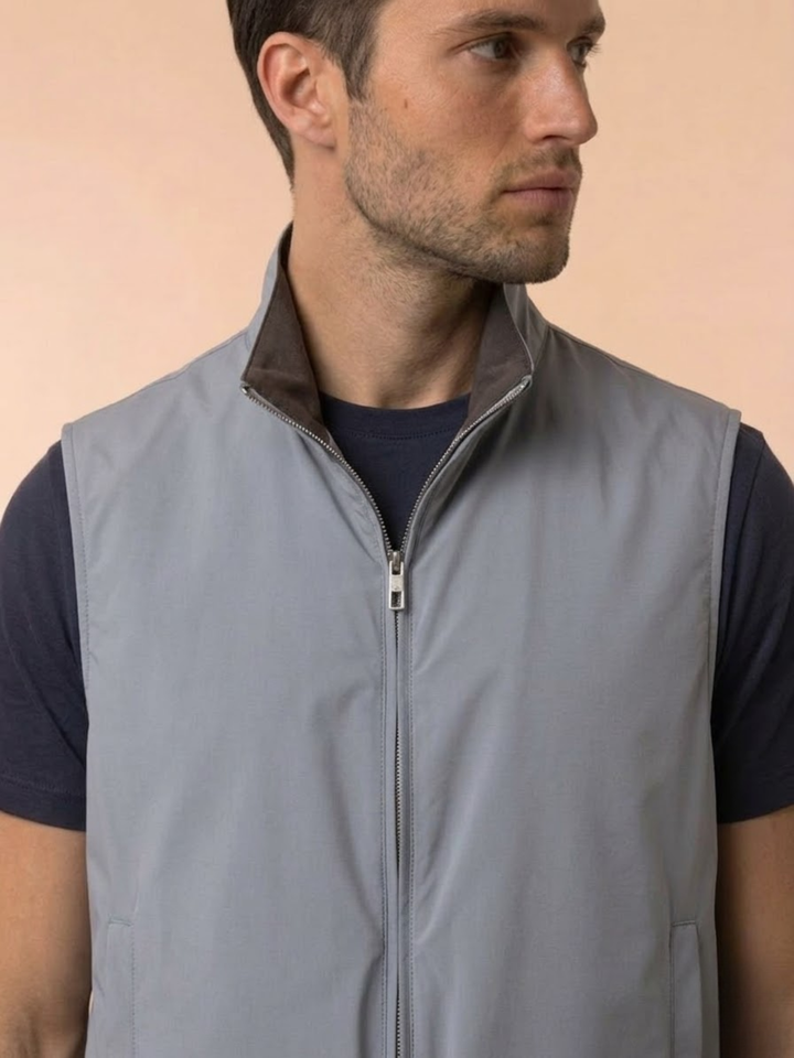 Men's Reversible Bodywarmer Vest – Lightweight Warm Everyday Layer