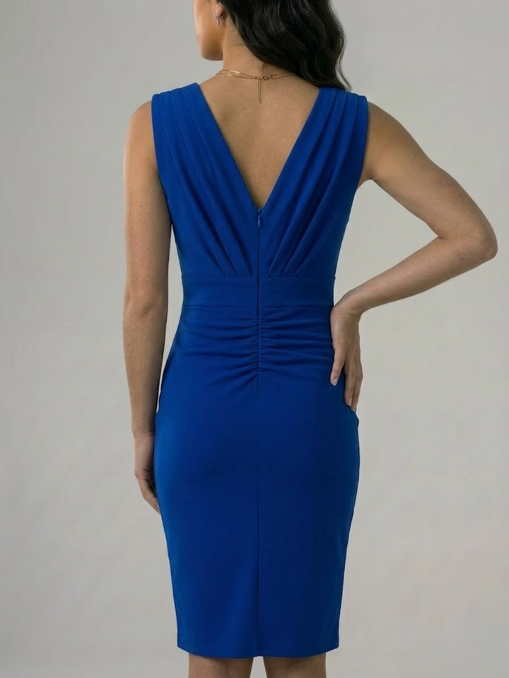 Women’s Formal Midi Dress Fitted Elegant Night Wear