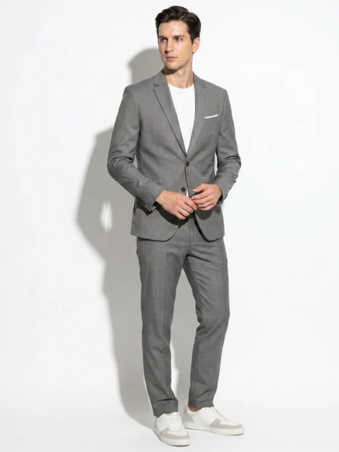 Men's slim fit wedding suit for groom modern tailored fit