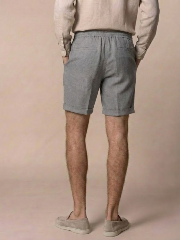 Men’s Linen Shorts for Summer Breathable Lightweight Comfort