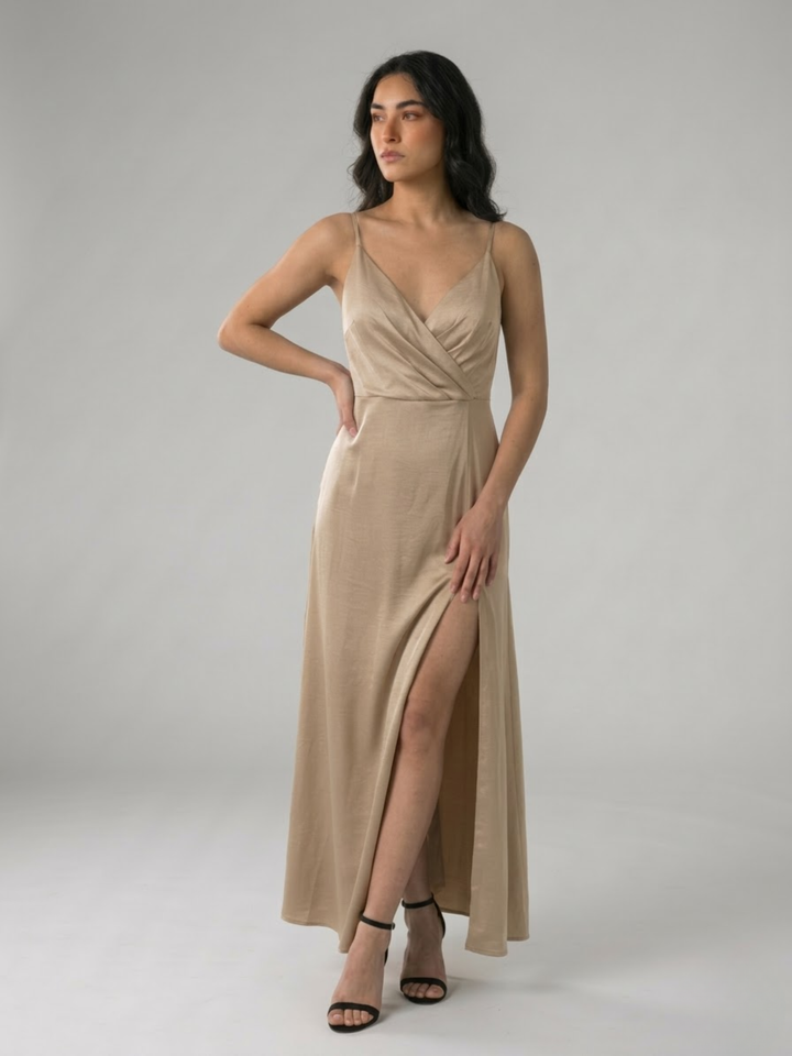 Women’s Elegant Maxi Dress for Wedding Guest Formal Evening