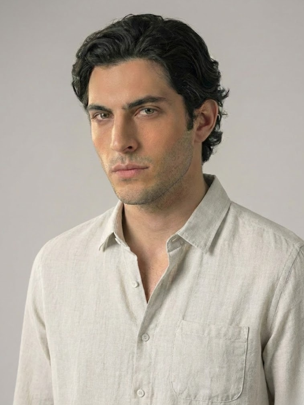 Linen Shirt Men’s Timeless Comfort Slim Fit Summer Top