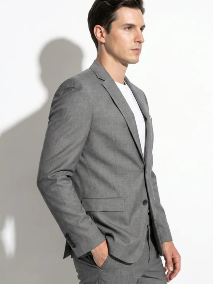 Men's slim fit wedding suit for groom modern tailored fit